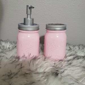 New Bathroom mason jar decor